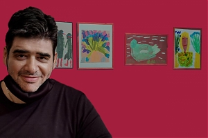 Официальное открытие выставки Гоши Ляховецкого «Гоша. Портретно-букетный период»